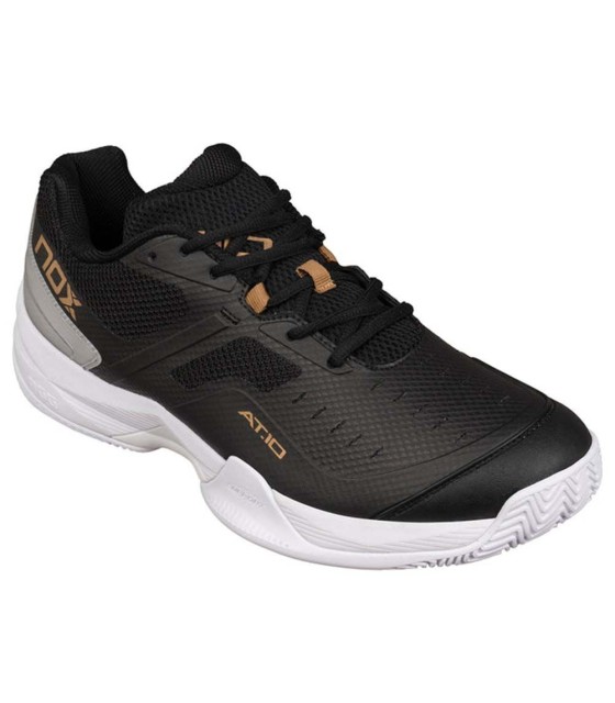 Tenis Nox AT10 Pro Preto e Ouro | IPONTENNIS