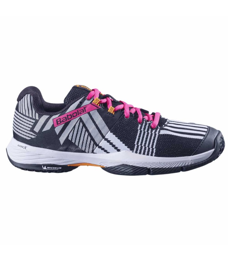 Zapatillas Babolat Sensa Mujer Negro/Rosa 1