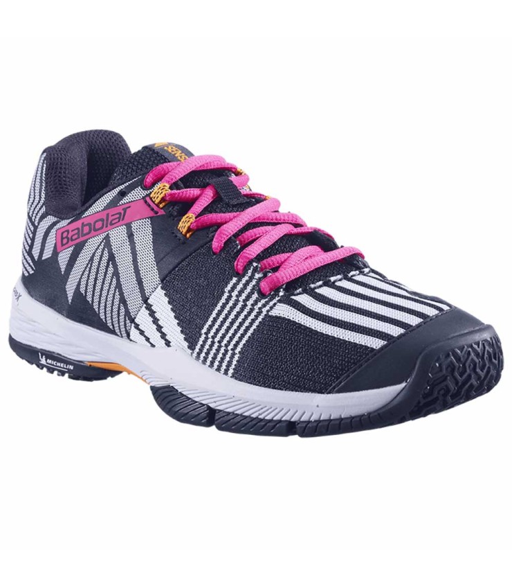 Tenis Babolat Sensa Mulher Preto Rosa | Ipontennis