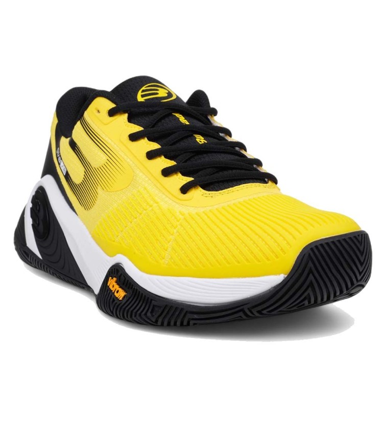 Ténis Bullpadel Vertex Vibram 25V Amarelo Preto | Ipontenis