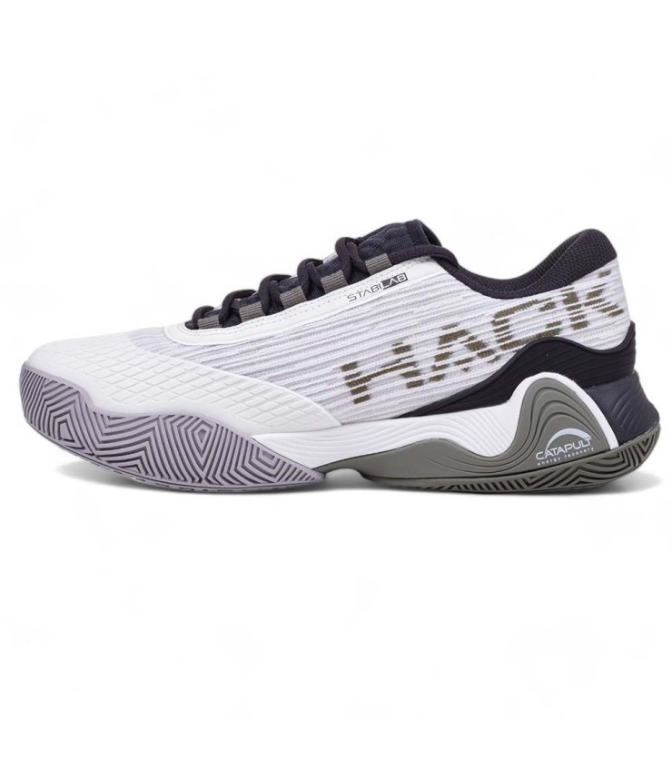 Zapatillas Bullpadel Hack Vibram 25V Blancas 4