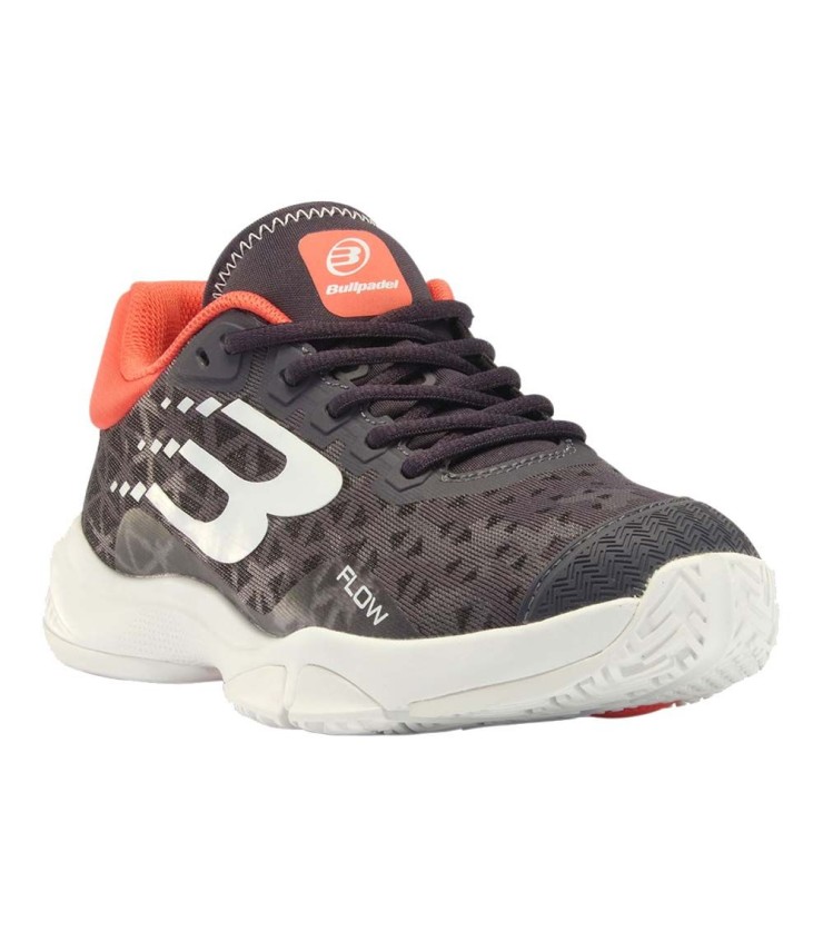 Bullpadel Flow 24I Women's Shoes Black Orange | IPONTENNIS