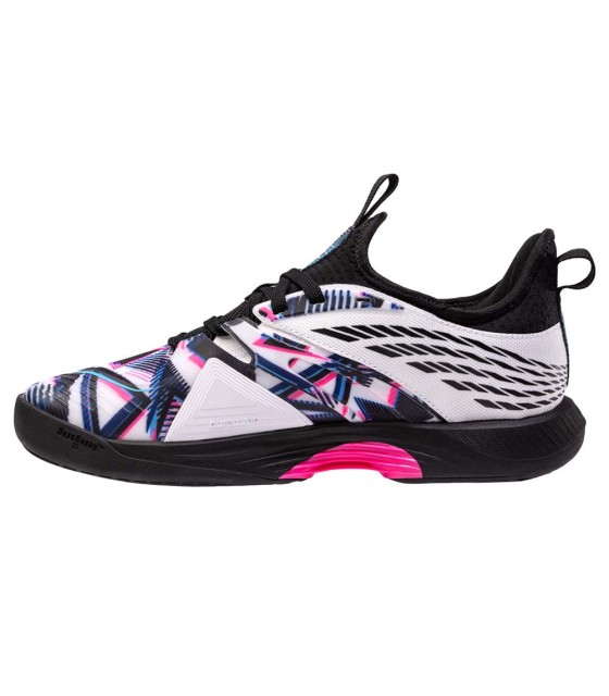 K-Swiss Speedtrac White Black Pink paddle shoes | IPONTENNIS