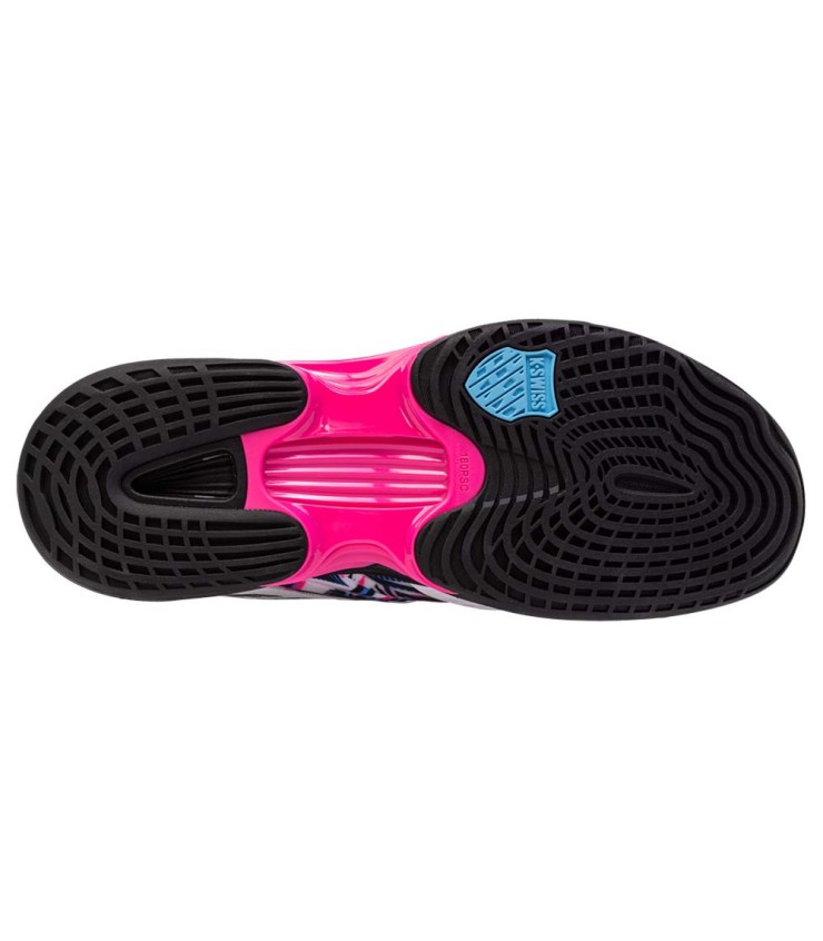 Zapatillas de pádel K-Swiss Speedtrac Blancas/Negras/Rosas 3