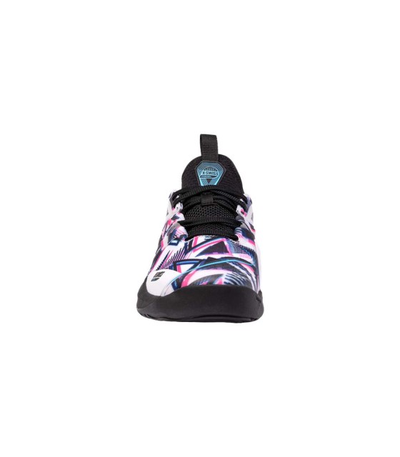 K-Swiss Speedtrac White Black Pink paddle shoes | IPONTENNIS