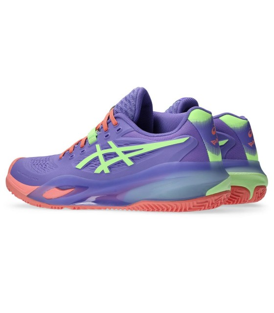 Ténis de Padel ASICS Gel Resolution X Roxo / Verde para Mulher | Ipontennis