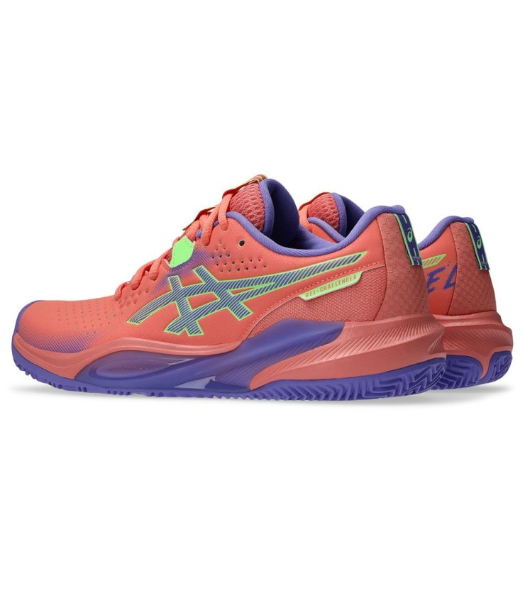 Asics Gel Challenger 15 Damen Padel-Schuhe Blau Orange