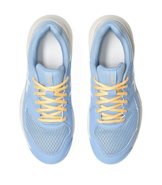 Asics Gel Dedicate 8 Padel Schuhe Blau Stone Creme Damen | Ipontennis