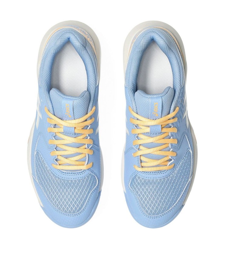 Scarpe Asics Gel Dedicate 8 Padel Blu Stone Crema Donna | Ipontennis