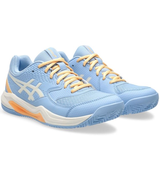 Tênis Asics Gel Dedicate 8 Padel Azul Stone Creme Feminino | Ipontennis