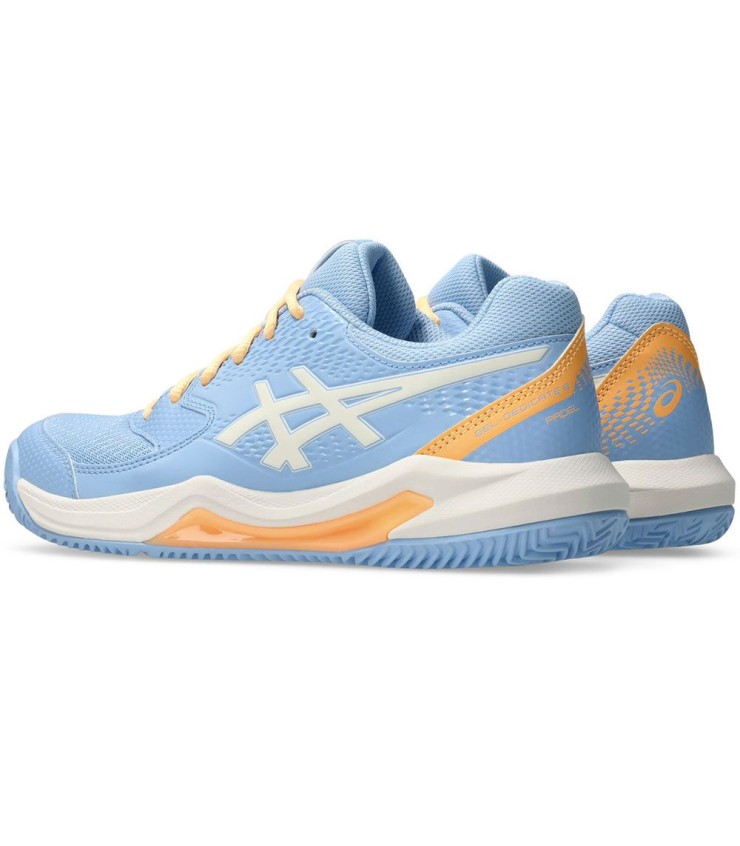 Tênis Asics Gel Dedicate 8 Padel Azul Stone Creme Feminino | Ipontennis