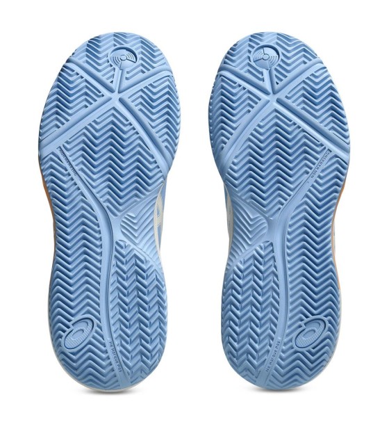 Tênis Asics Gel Dedicate 8 Padel Azul Stone Creme Feminino | Ipontennis