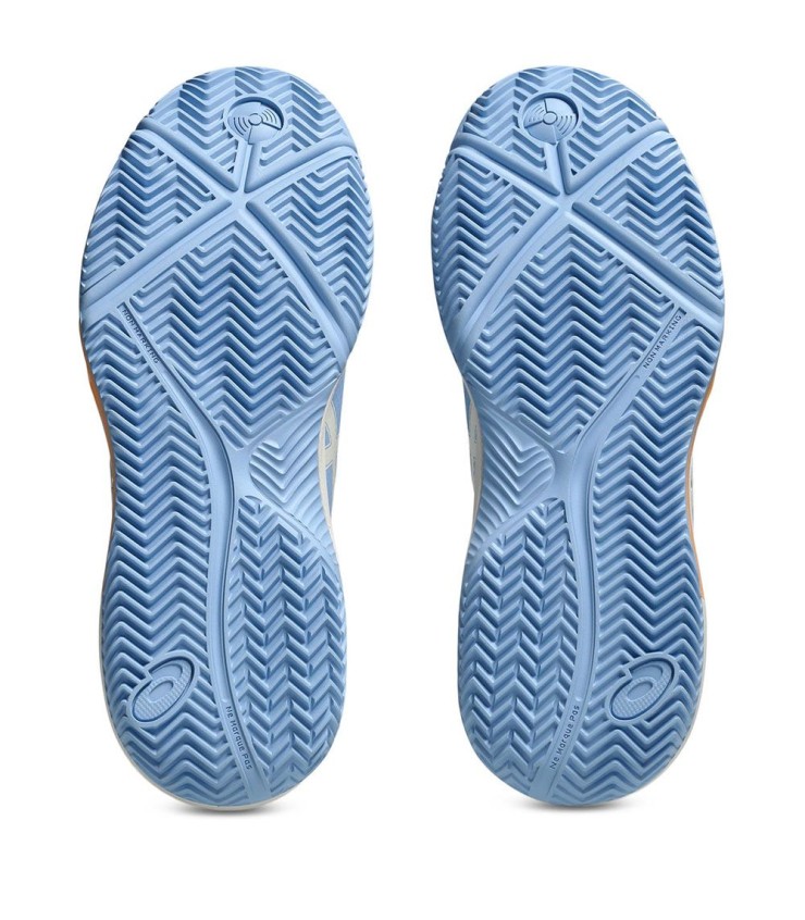Tênis Asics Gel Dedicate 8 Padel Azul Stone Creme Feminino | Ipontennis