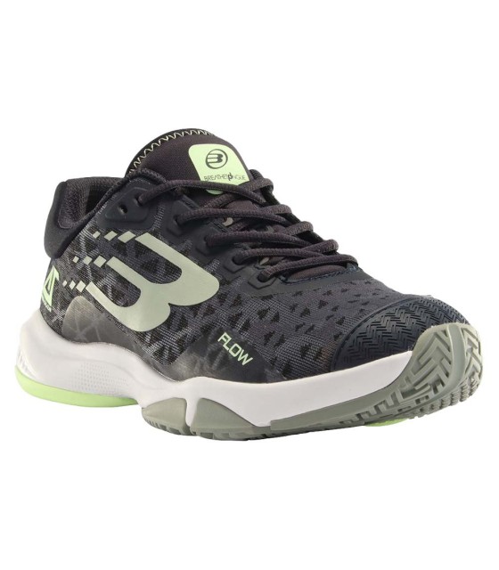 Zapatillas Bullpadel Flow 24V Mujer Negro / Verde 3