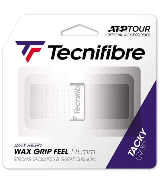 Punho branco Tecnifibre Wax Feel | IPONTENNIS