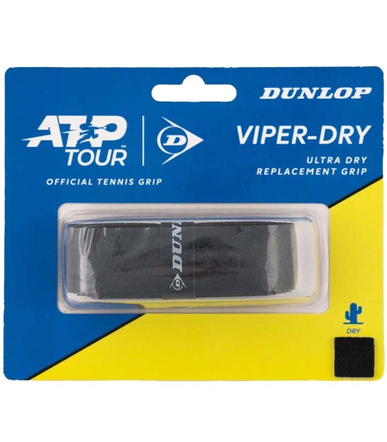 Punho Dunlop Viper-Dry Preto | Ipontennis