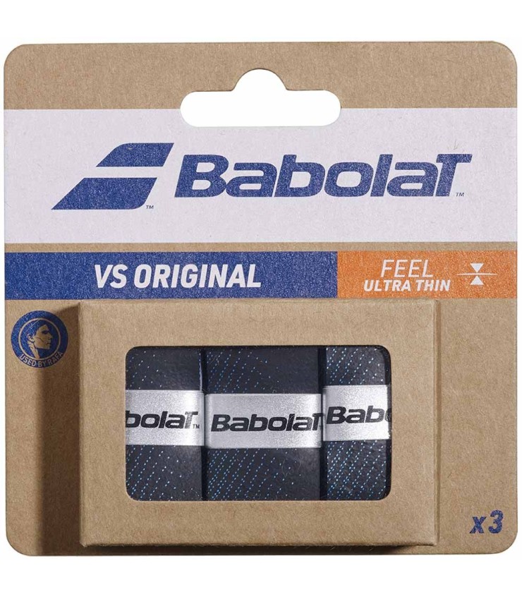 Babolat VS Original Preto Azul x 3 overgrips