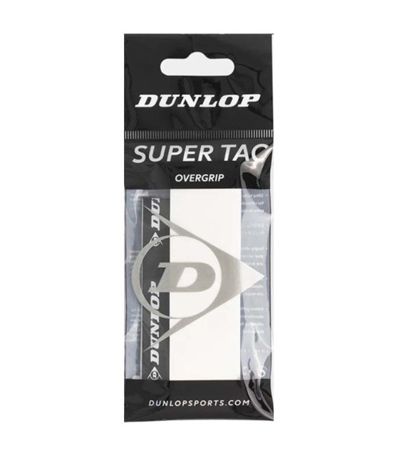 30 Overgrips Brancos Dunlop Super Tac | IPONTENNIS