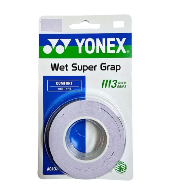 Confezione da 3 Overgrip Yonex Wet Super Grap Viola