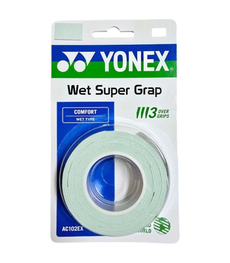 Yonex Wet Super Grap Vert Pastel x 3 Surgrips