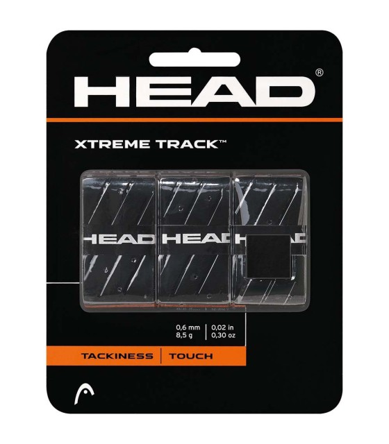 Pack de 3 overgrips Head Xtreme Track Preto | IPONTENNIS