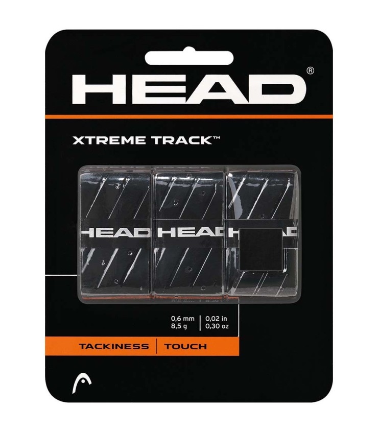 Pack de 3 overgrips Head Xtreme Track Preto | IPONTENNIS