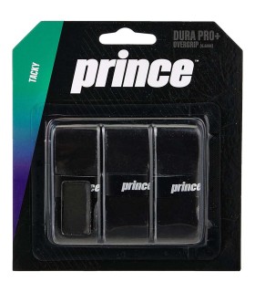 3er-Pack Prince Dura Pro Overgrips Schwarz