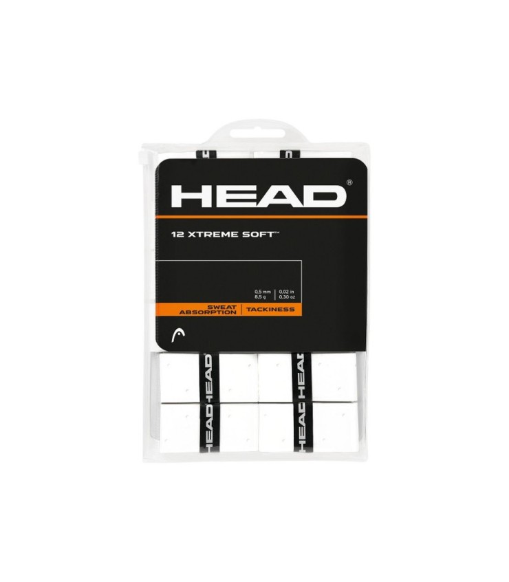 12 overgrips blancos Head Xtreme Soft 1