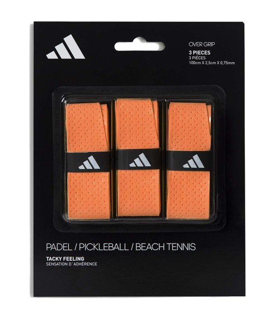 Pack de 3 overgrips Adidas Laranja | IPONTENNIS