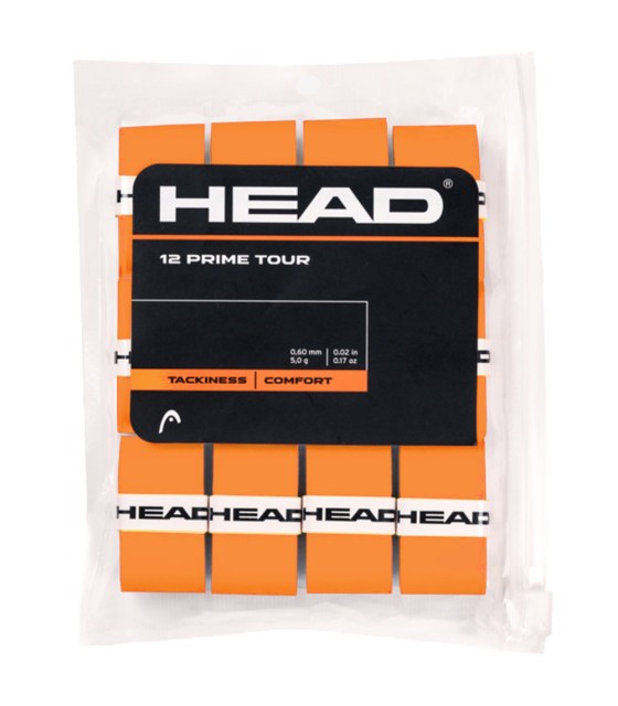 12 impugnature sovrapposte Head Prime Tour arancioni | IPONTENNIS