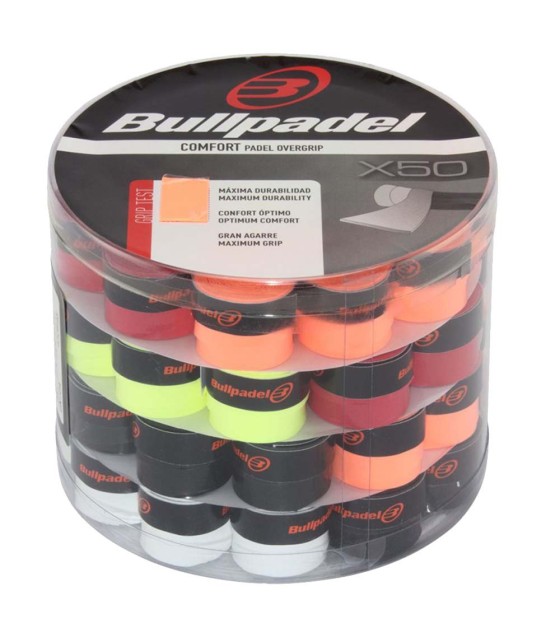 Bullpadel GB-1604 box of 50 overgrips | IPONTENNIS