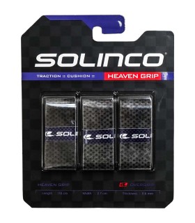 Juego de 3 overgrips grises Solinco Heaven Grip 1
