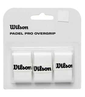 Pack of 3 white Wilson Padel Pro overgrips | IPONTENNIS