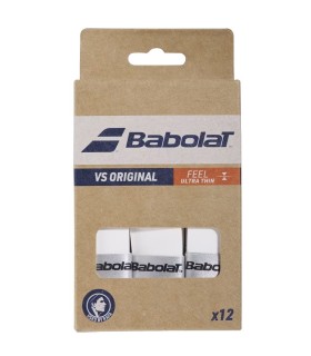 12 Overgrips Babolat VS Grip Original Blanco 1