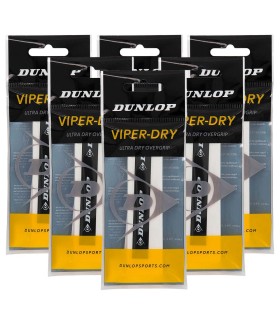 50 Surmousses Dunlop Viper-Dry Blancs | Ipontennis
