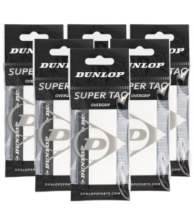 30 Dunlop Super Tac Übergriffe Weiß