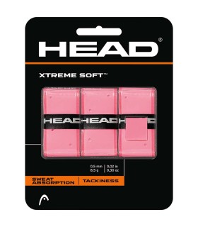 Pack de 3 overgrips Head Xtreme Soft Rosa 1