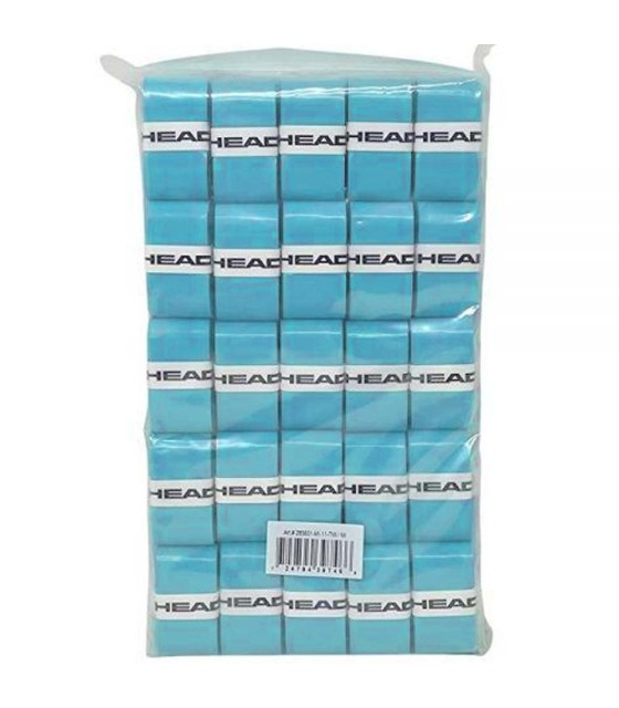 50 Head Prime Tour Blue Overgrips | IPONTENNIS