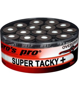 30 Pro s Pro Super Tacky Overgrips Black | IPONTENNIS