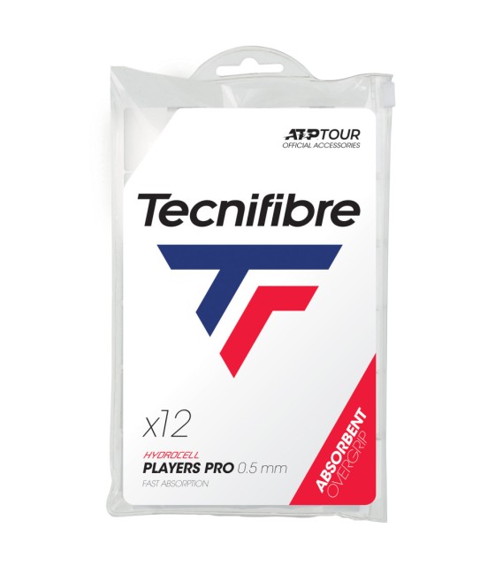 12 Overgrips Tecnifibre Players Pro Bianchi | IPONTENNIS