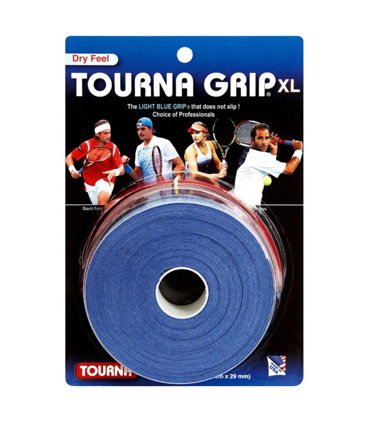 Pacote de 10 overgrips Tourna Grip Original XL | IPONTENNIS