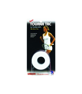 Tourna Tac White Overgrips x 3 | IPONTENNIS