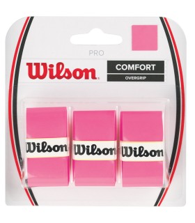 Pack of 3 Wilson Pro Pink overgrips | IPONTENNIS