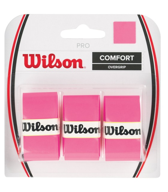 Pack de 3 overgrips Wilson Pro Rosa

Pacote de 3 overgrips Wilson Pro Rosa | IPONTENNIS