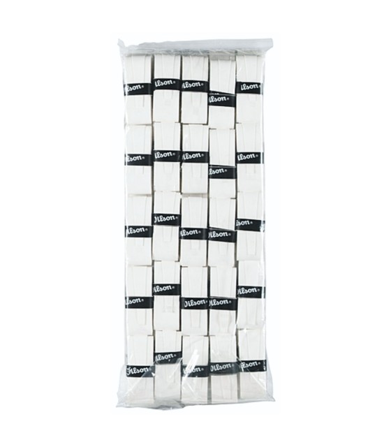 50 Overgrips Brancos Wilson Pro. | IPONTENNIS