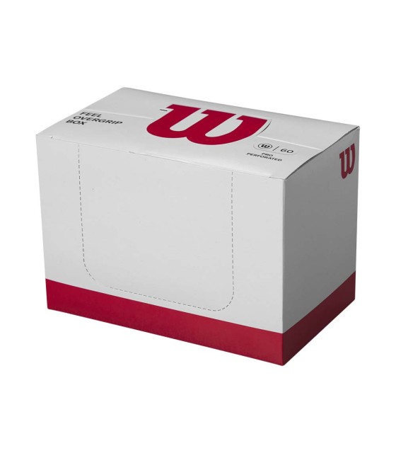 60 White Perforated Wilson Pro Overgrips | IPONTENNIS