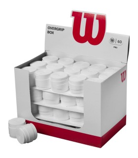 60 Wilson Pro White Overgrips | IPONTENNIS