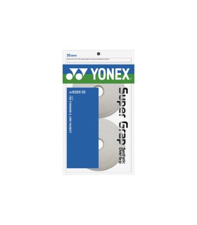 30 white Yonex Super Grap overgrips | IPONTENNIS