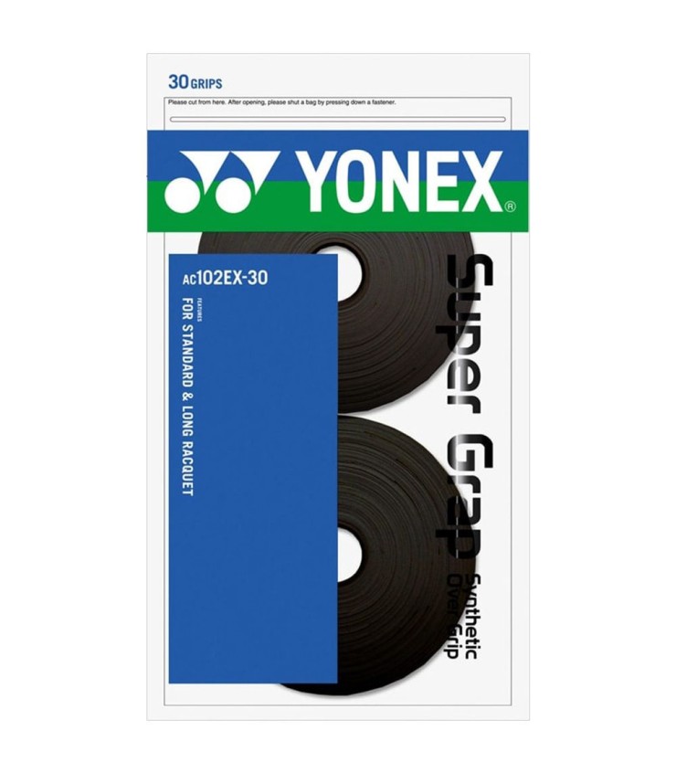 30 Overgrip Yonex Super Grap Nero