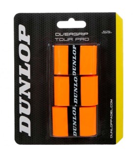 Pack of 3 Dunlop Tour Pro Orange overgrips | IPONTENNIS